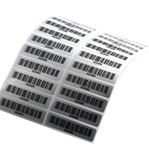 Matte Silver Labels